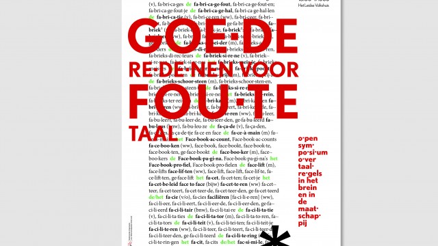 Symposium Goede redenen voor foute taal